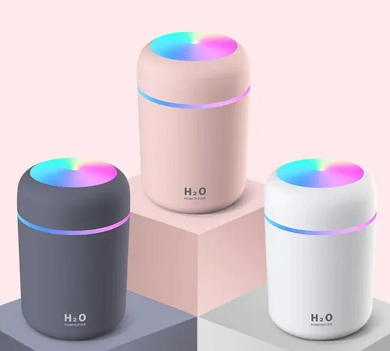 Portable Mini Air Humidifier Colorful U39 110V/220V Usb Aromatizer Purifier Led (Bivolt)